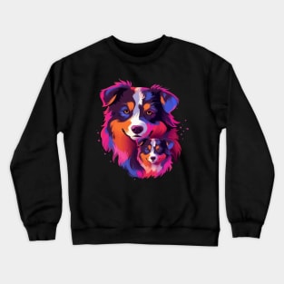 Australian Shepherd Mothers Day Crewneck Sweatshirt